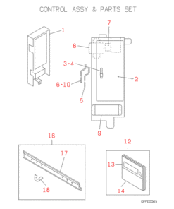 FDKJ22HKXE2 CONTROL AND PARTS SET