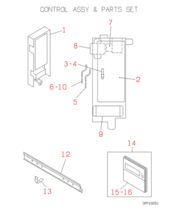 FDKJ56HKXE2 CONTROL AND PARTS SET
