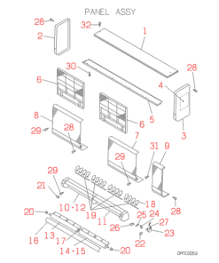 FDKJ56HKXE2 PANEL ASSY