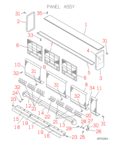 FDKJ71HKXE2 PANEL ASSY