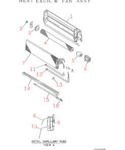 FDKN204HEN1 HEAT EXCH. AND FAN
