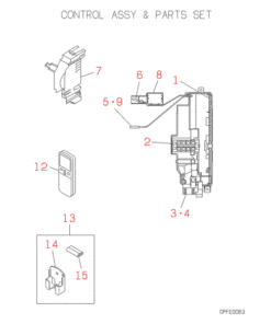 FDKN258H CONTROL AND PARTS SET