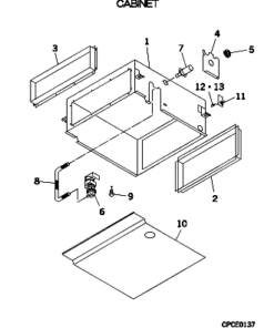 FDQMA22KXE4 CABINET ASSY