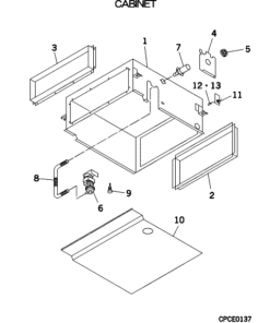 FDQMA36KXE4A CABINET ASSY