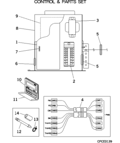 FDQMA36KXE4A CONTROL AND PARTS SET