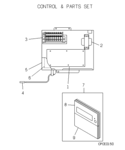 FDR308-A CONTROL AND PARTS SET