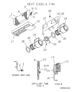 FDR308-A HEAT EXCH. AND FAN