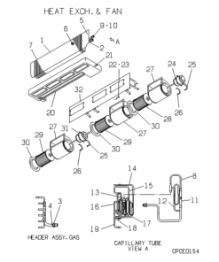 FDR408-A HEAT EXCH. AND FAN