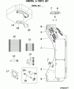 FDT125VF/A CONTROL AND PARTS SET