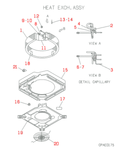 FDT258-A HEAT EXCH. ASSY