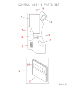 FDT308-A CONTROL AND PARTS SET