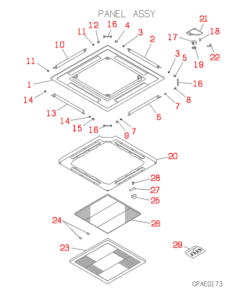FDT308-A PANEL ASSY