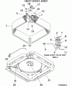 FDT71KXE6A/B HEAT EXCH. ASSY