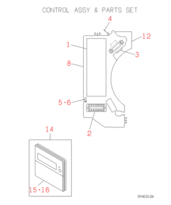 FDTJ56HKXE2 CONTROL AND PARTS SET