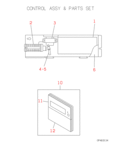 FDTWJ45HKXE2 CONTROL AND PARTS SET