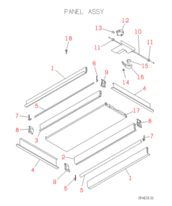 FDTWJ71HKXE2 PANEL ASSY