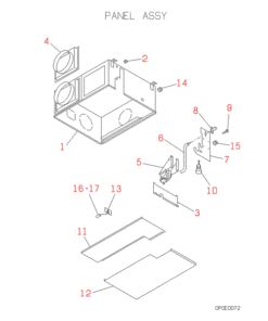 FDUMJ45HKXE2 PANEL ASSY
