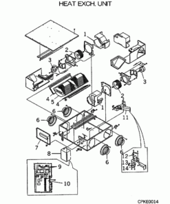 SAF350E4 HEAT EXCH. UNIT
