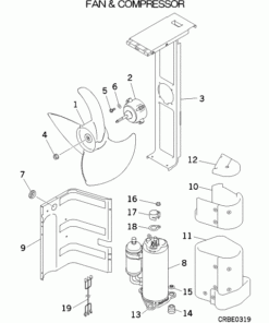 SCM125ZJ-S1/C FAN AND COMPRESSOR
