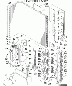 SCM125ZJ-S1/C HEAT EXCH. ASSY