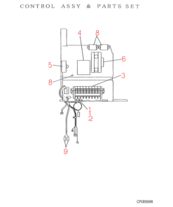 FDC206HEN CONTROL AND PARTS SET