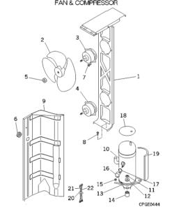FDCA140HKXES4R FAN AND COMPRESSOR