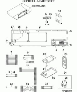 FDE140KXZE1/1 CONTROL AND PARTS SET