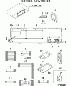 FDE140KXZE1/F CONTROL AND PARTS SET