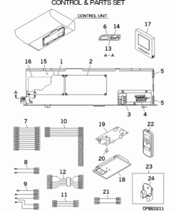 FDE71VH/1 CONTROL AND PARTS SET