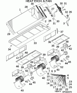 FDU2400FKXZE1/F HEAT EXCH. AND FAN