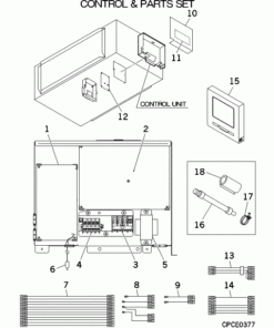 FDUA125VF/G CONTROL AND PARTS SET