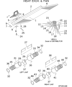FDUA224KXE4R HEAT EXCH. AND FAN