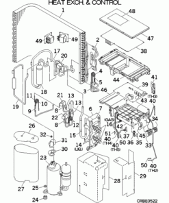 SCM45ZS-W HEAT EXCH. AND CONTROL