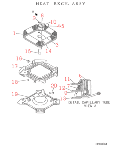 FDTN306HEN HEAT EXCH. ASSY