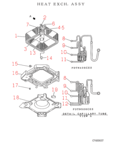 FDTN506CES HEAT EXCH. ASSY