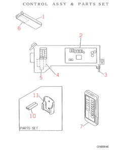 FDTN506HES CONTROL AND PARTS SET
