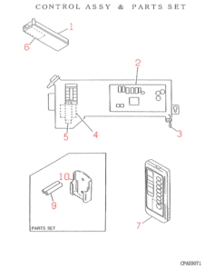 FDTN506HES2 CONTROL AND PARTS SET