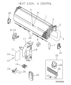 SKM40YA1 HEAT EXCH. AND CONTROL