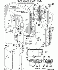 SCM80ZS-W HEAT EXCH. AND CONTROL