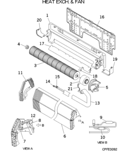 FDKA28KXE4R HEAT EXCH. AND FAN