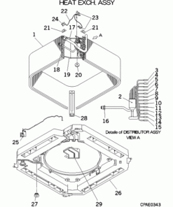 FDT100V/B HEAT EXCH. ASSY