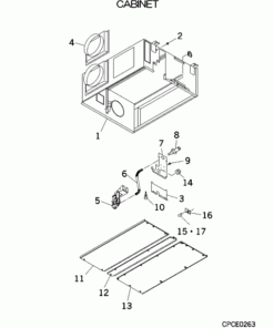 FDUM56KXE6 CABINET ASSY