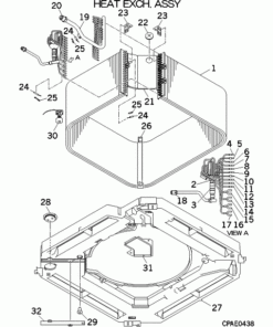 FDT100VH/1 HEAT EXCH. ASSY