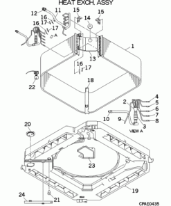 FDT50VH/1 HEAT EXCH. ASSY