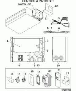SRR35ZS-W CONTROL AND PARTS SET