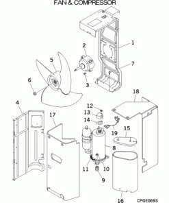 FDC71VNX/L FAN AND COMPRESSOR