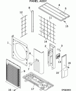 FDC71VNX/L PANEL ASSY