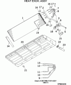 FDE36KXZE1/E HEAT EXCH. ASSY