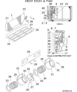 FDURA112KXE4A HEAT EXCH. AND FAN