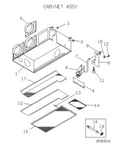 FDR308-A CABINET ASSY